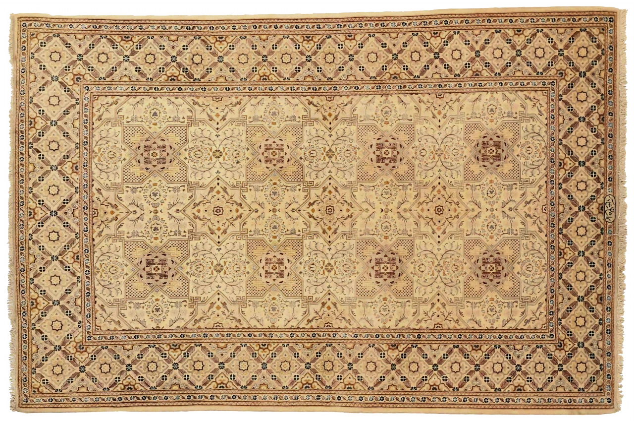 Antique Persian Kashan Traditional Rug 75038