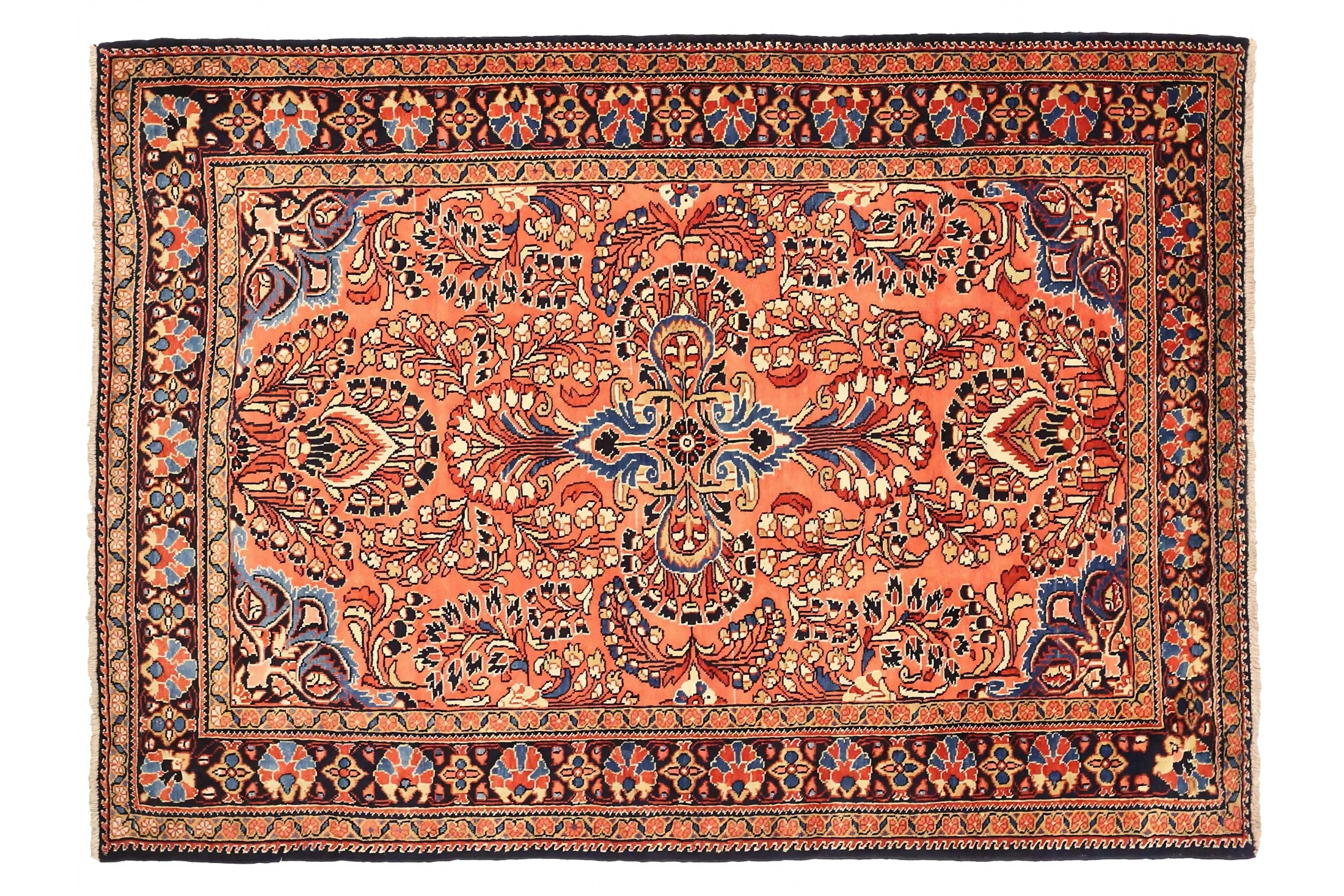 Antique Persian Hamadan Traditional Rug 75046