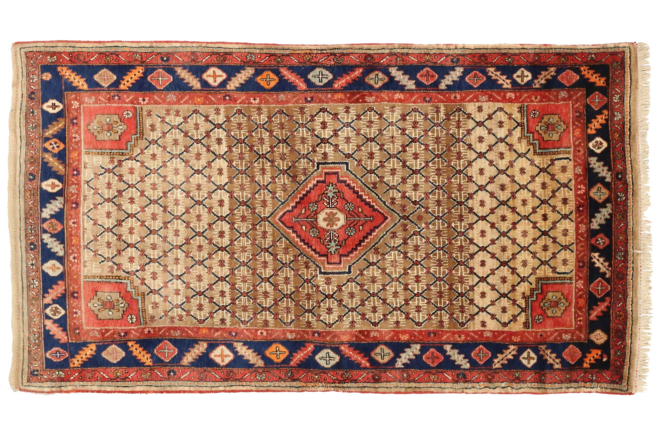 Antique Persian Kolyai Traditional Rug 75054