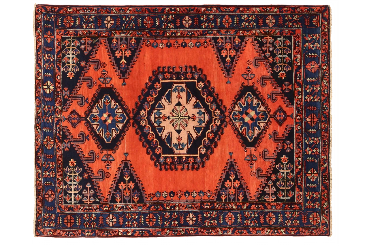 Antique Persian Sultanabad Traditional Rug 75062