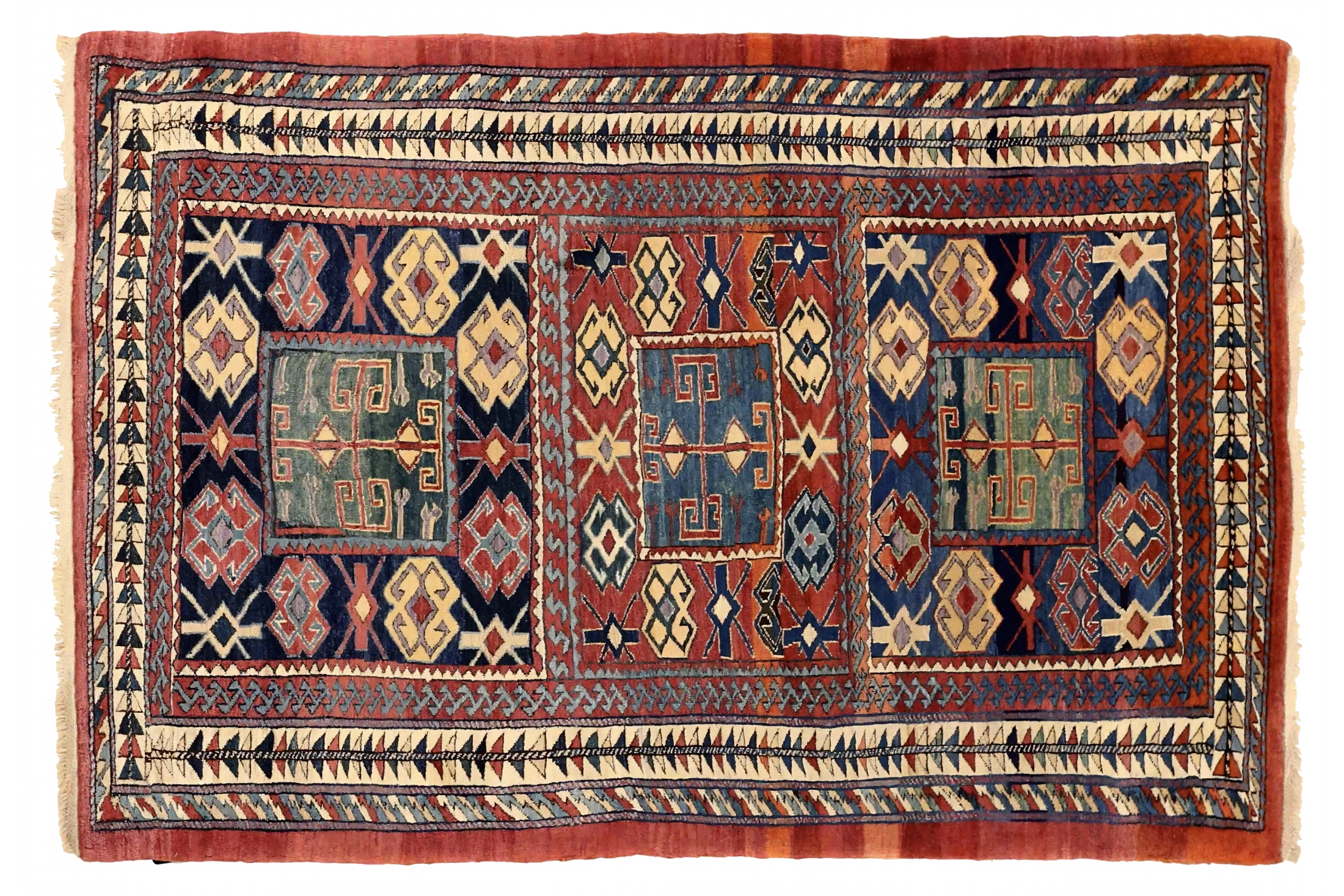 Antique Persian Bijar Traditional Rug 75065
