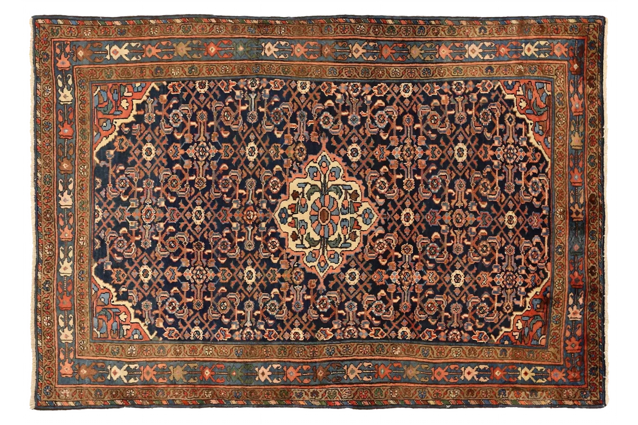 Antique Persian Hamadan Traditional Rug 75068