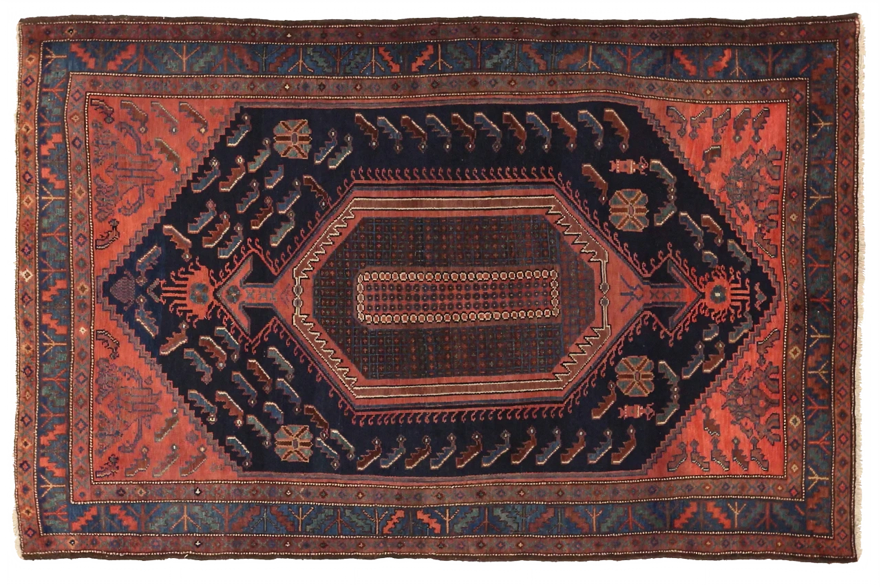 Antique Persian Kolyai Traditional Rug 75071