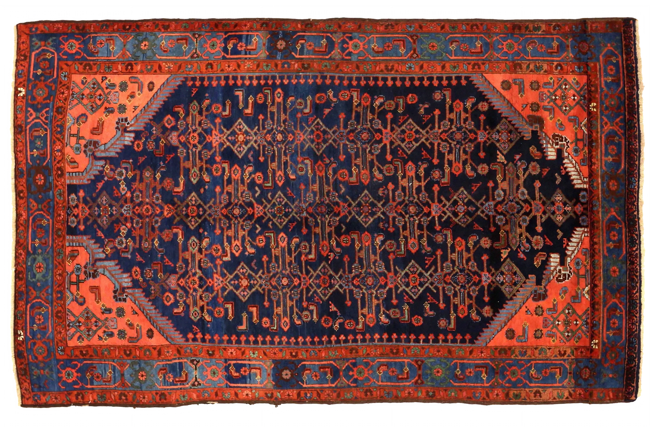 Antique Persian Kolyai Traditional Rug 75072