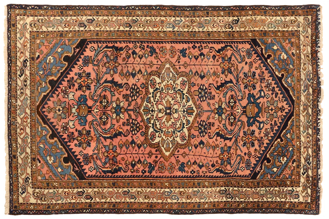 Antique Persian Hamadan Traditional Rug 75077