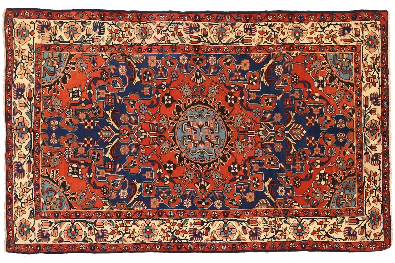 Antique Persian Malayer Traditional Rug 75081