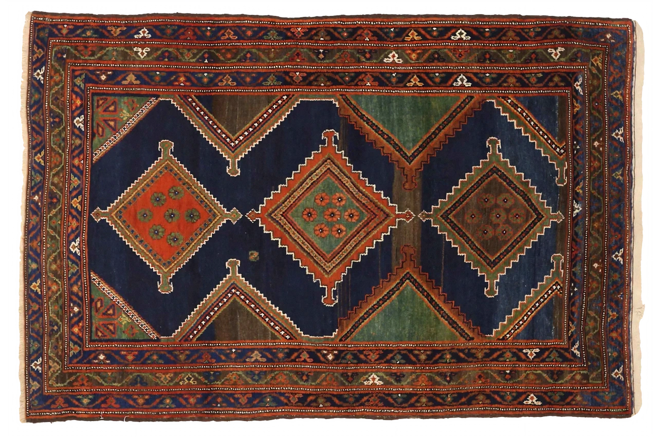 Antique Persian Kolyai Traditional Rug 75082