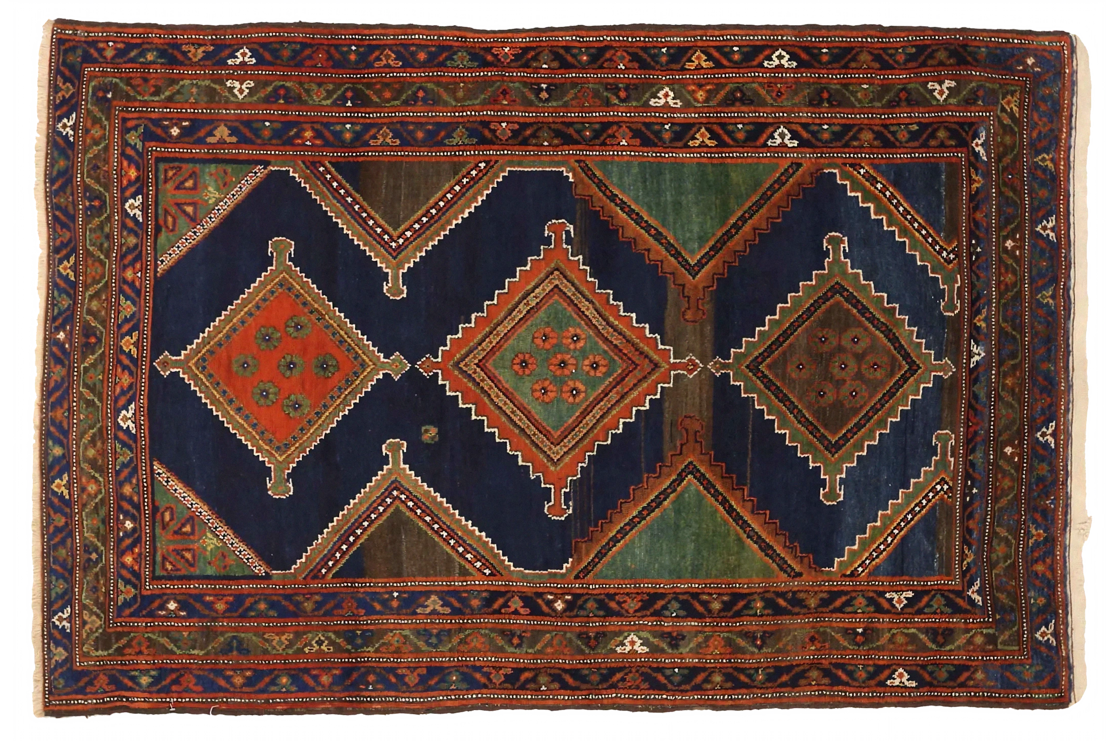 Antique Persian Kolyai Traditional Rug 75082