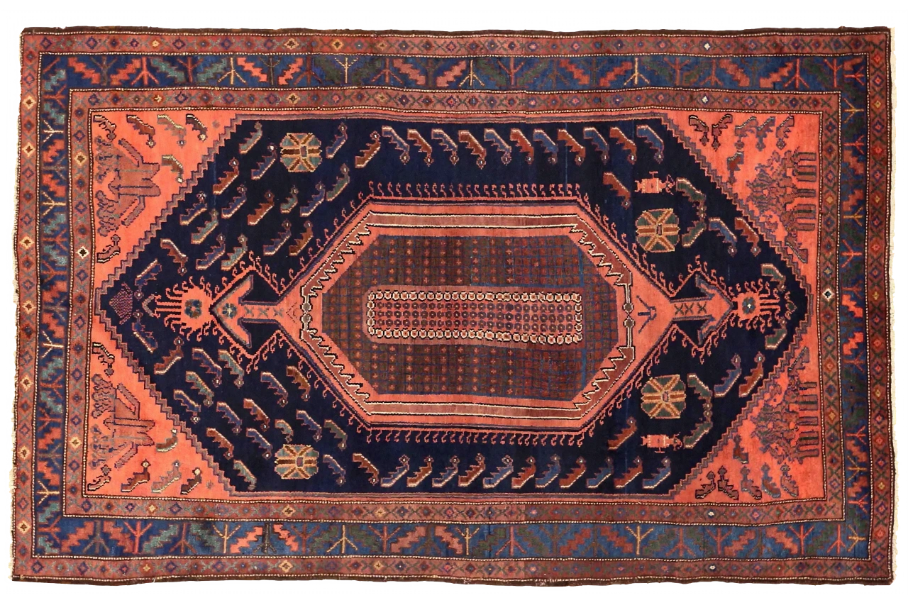 Antique Persian Kolyai Traditional Rug 75085