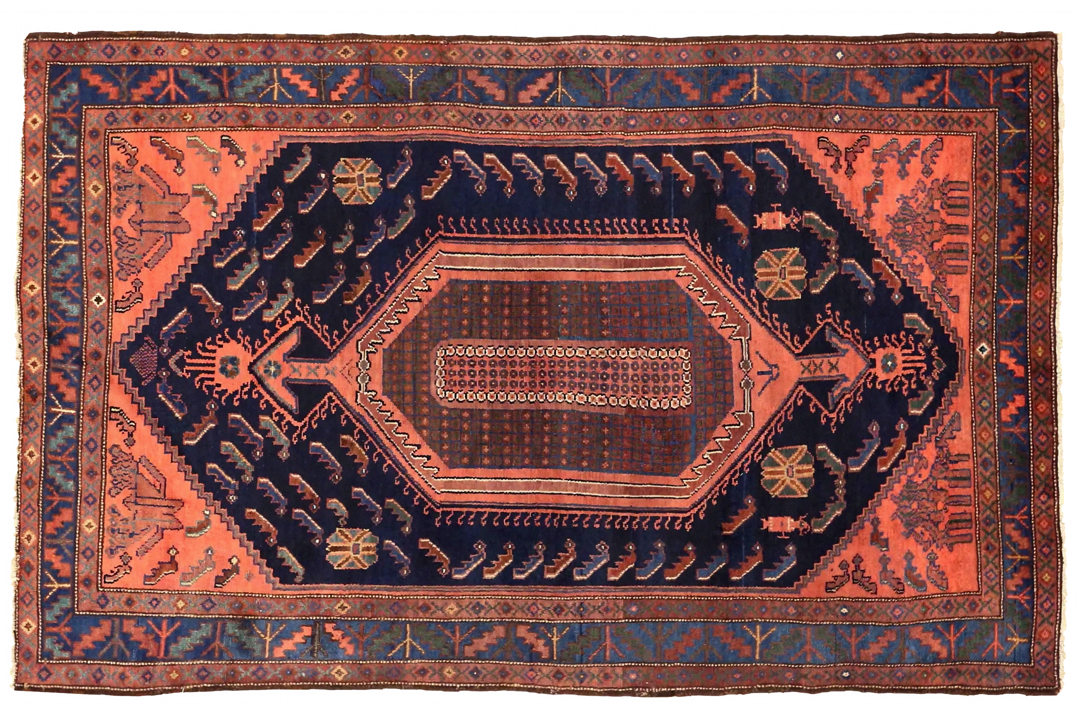 Antique Persian Kolyai Traditional Rug 75085