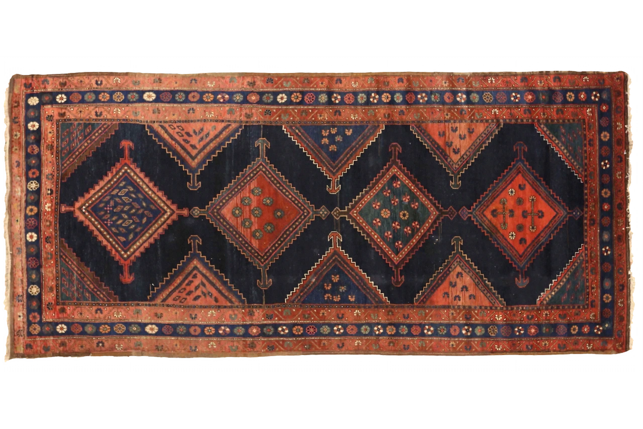 Antique Persian Kolyai Traditional Rug 75092