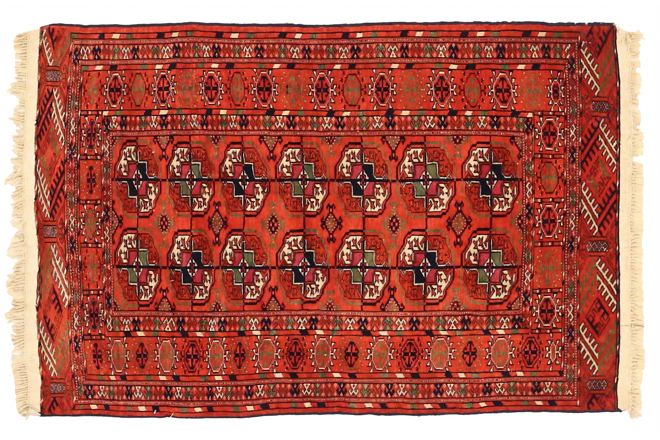 Antique Persian Traditional Rug 75113