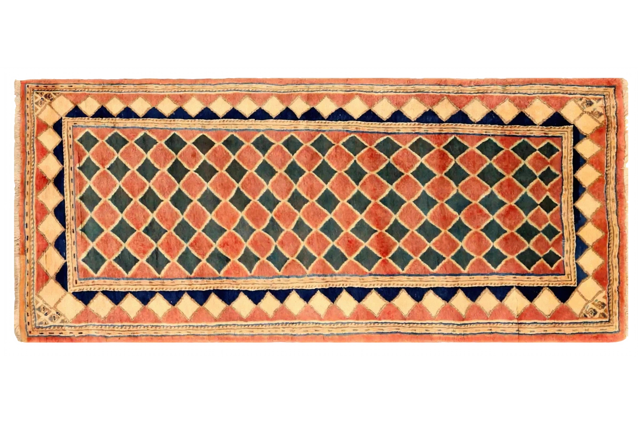 Antique Persian Mahal Transitional Rug 75122