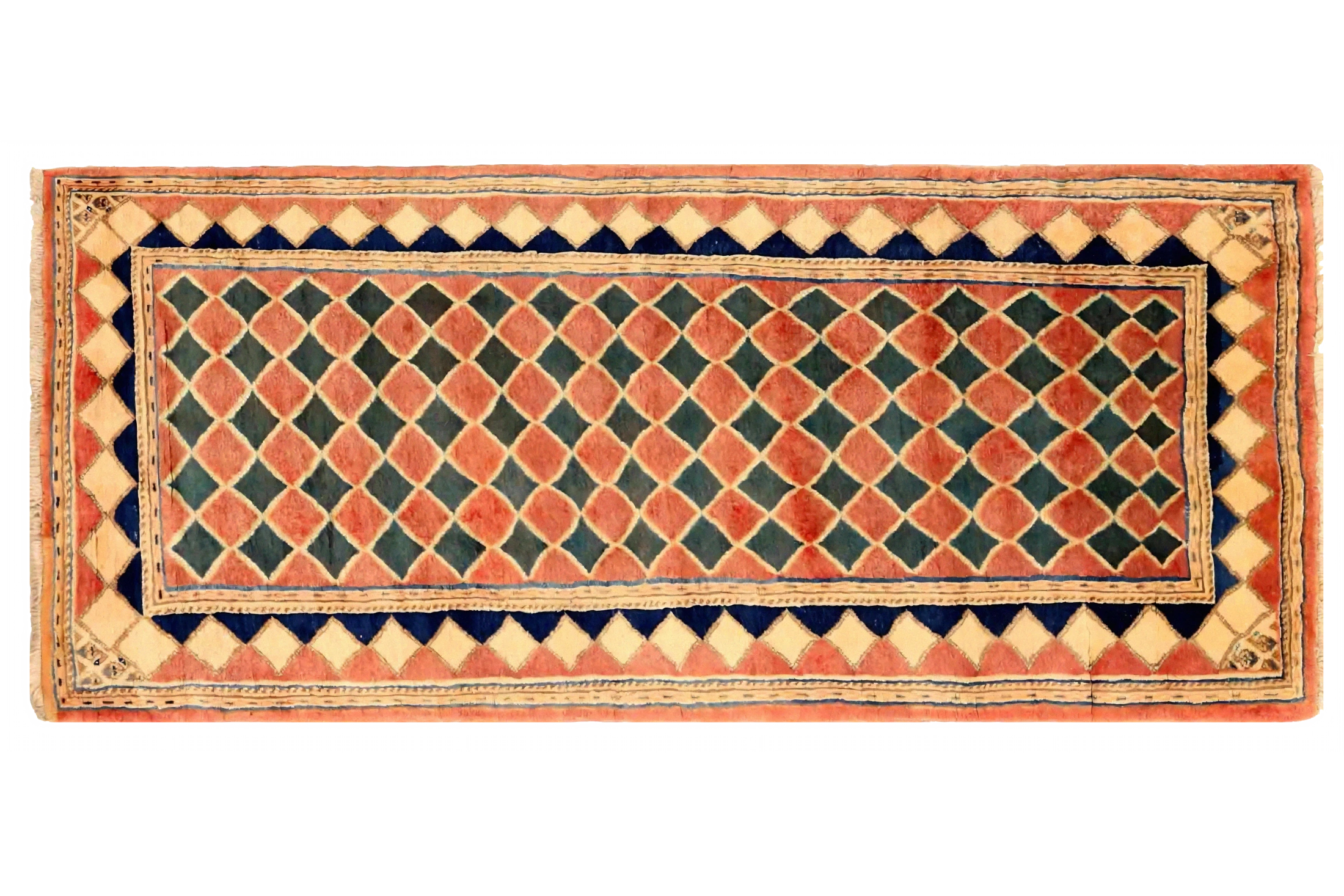 Antique Persian Mahal Transitional Rug 75122