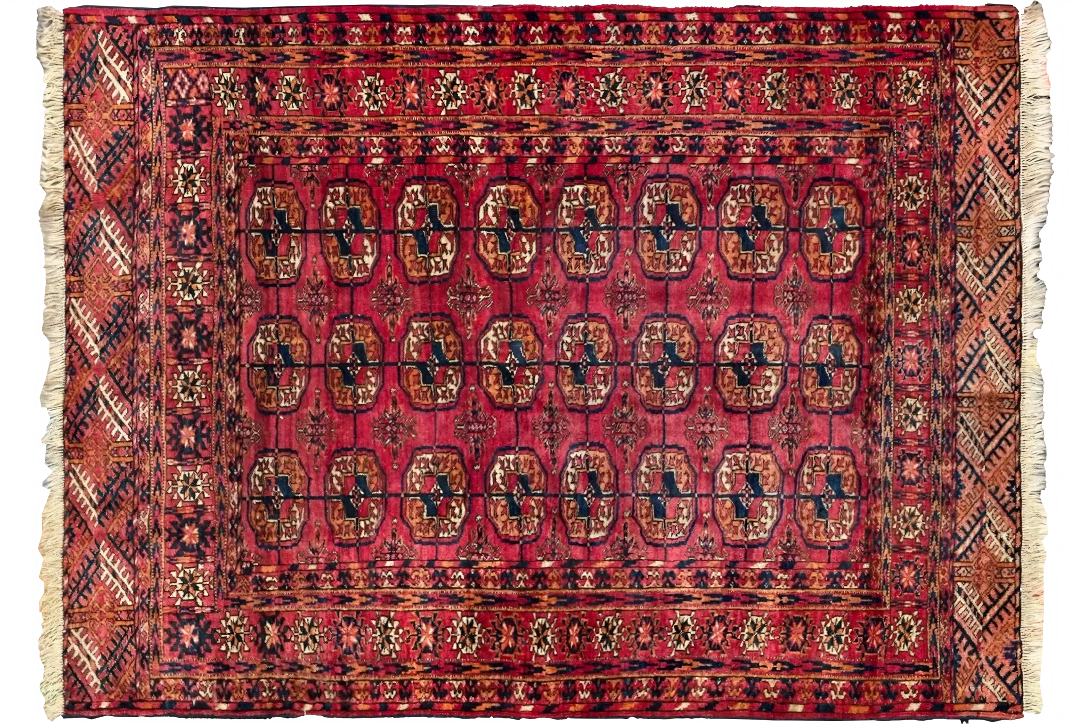 Antique Persian Traditional Rug 75125