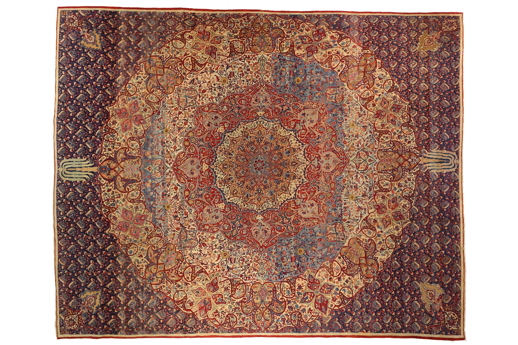 Antique Persian Traditional Rug 75128