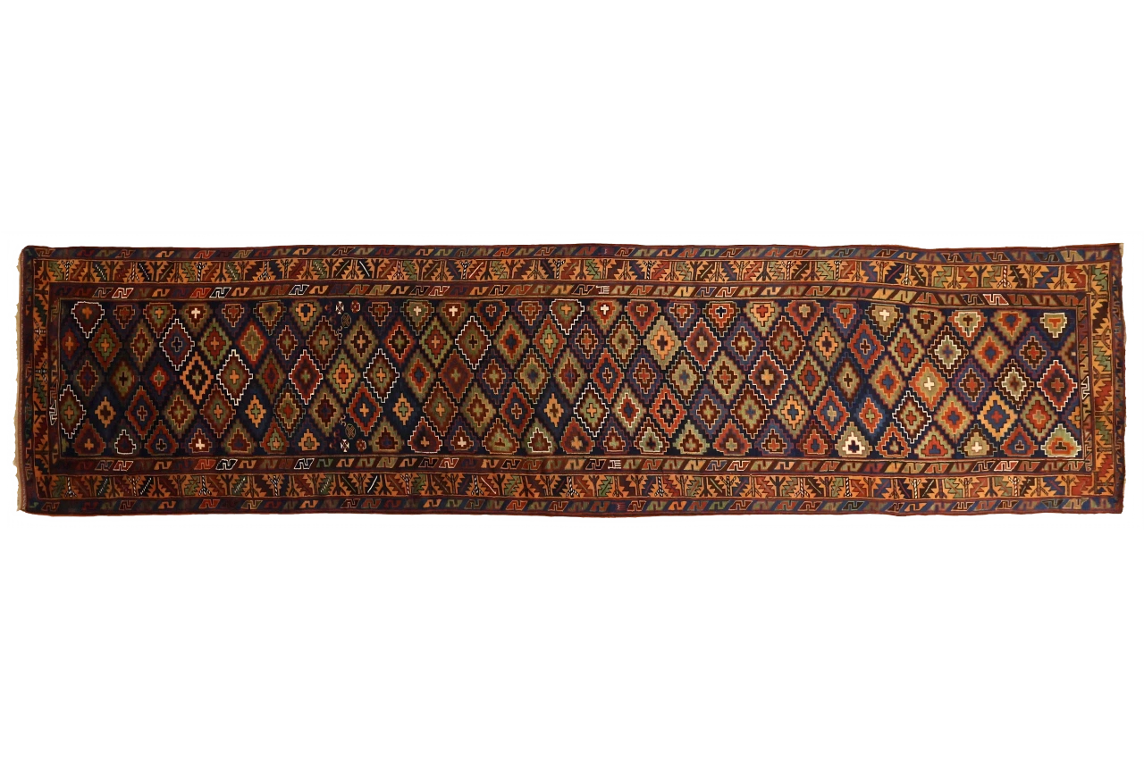 Antique Russia Kazakhstan Traditional Rug 75139