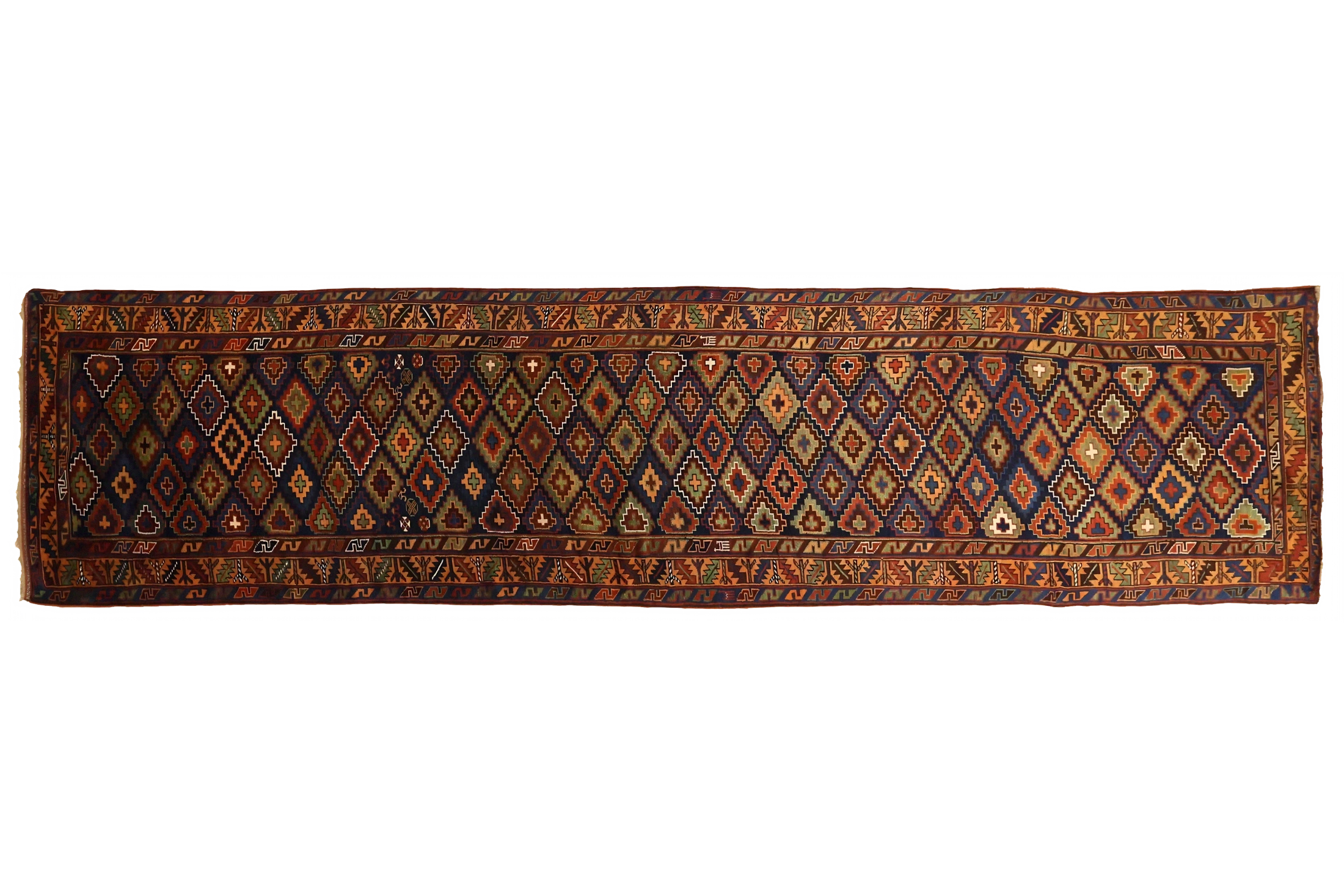 Antique Russia Kazakhstan Traditional Rug 75139
