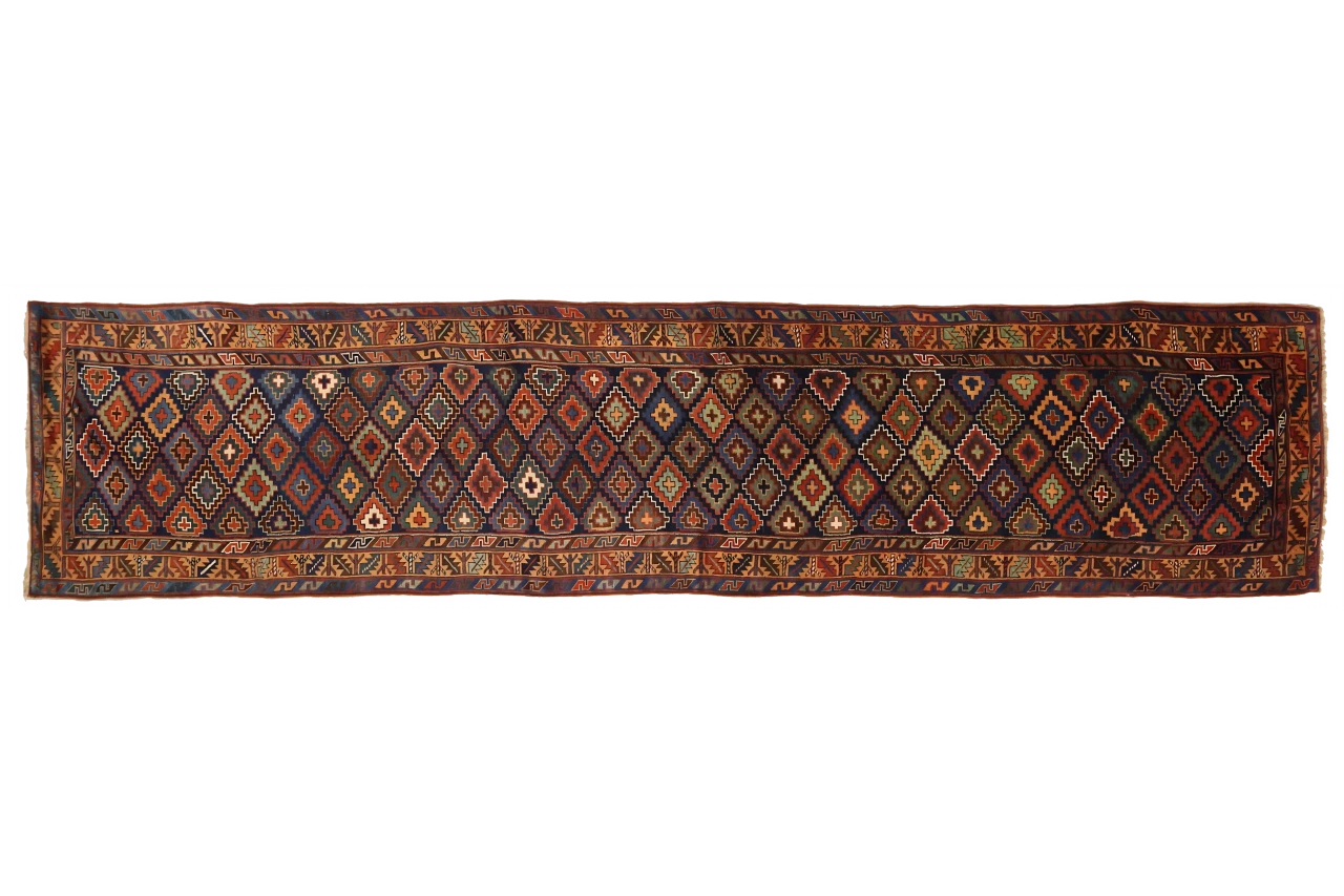 Antique Russia Kazakhstan Traditional Rug 75140