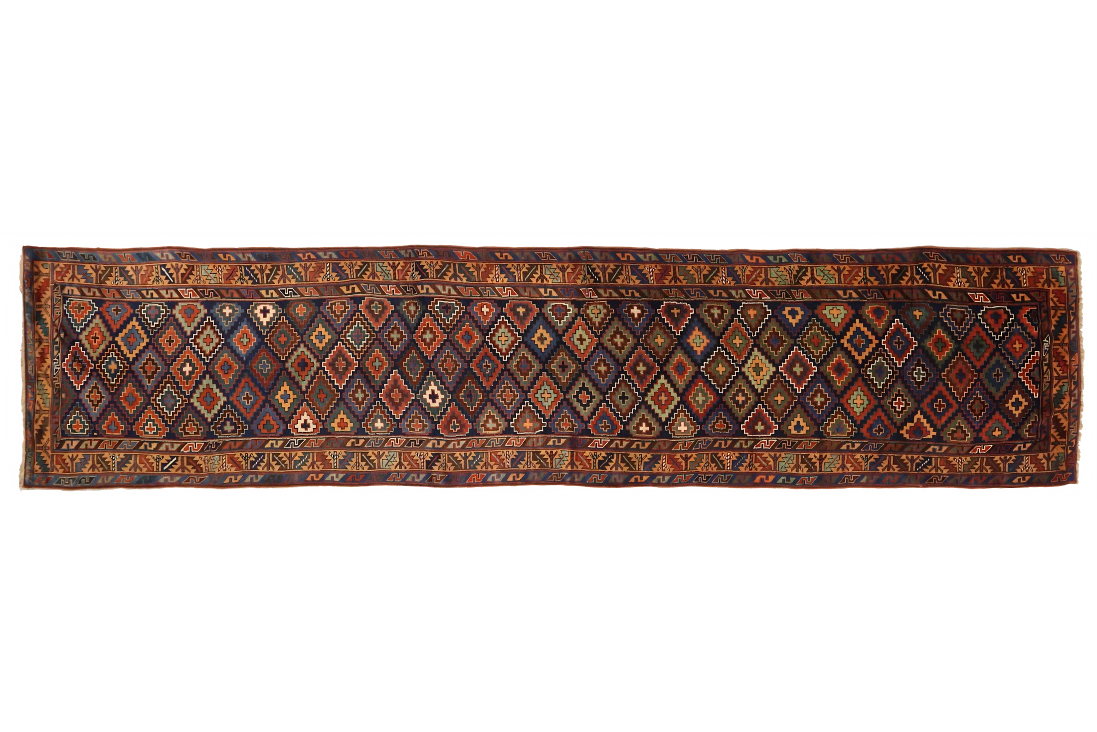 Antique Russia Kazakhstan Traditional Rug 75140