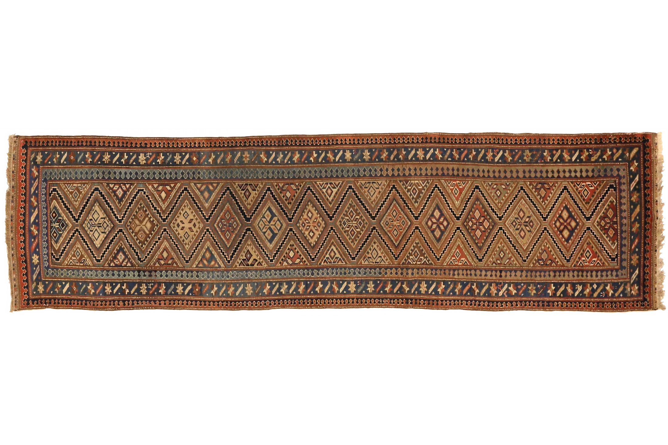 Antique Persian Kolyai Traditional Rug 75142