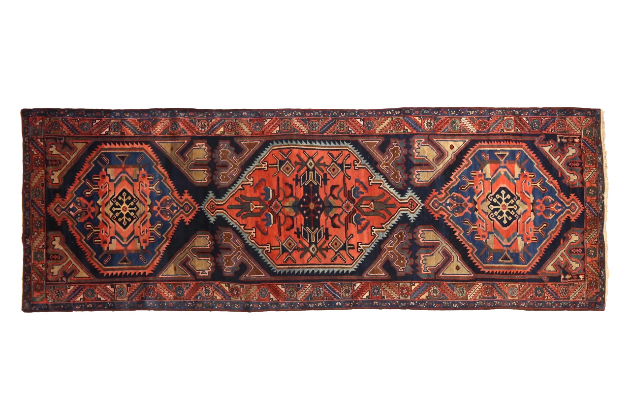 Antique Persian Bakhtiar Traditional Rug 75143