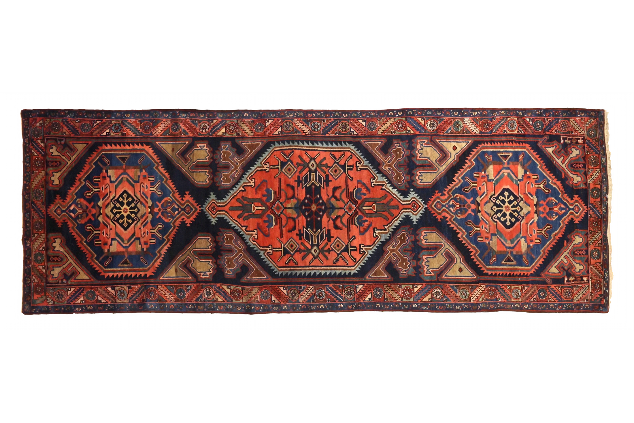 Antique Persian Bakhtiar Traditional Rug 75143