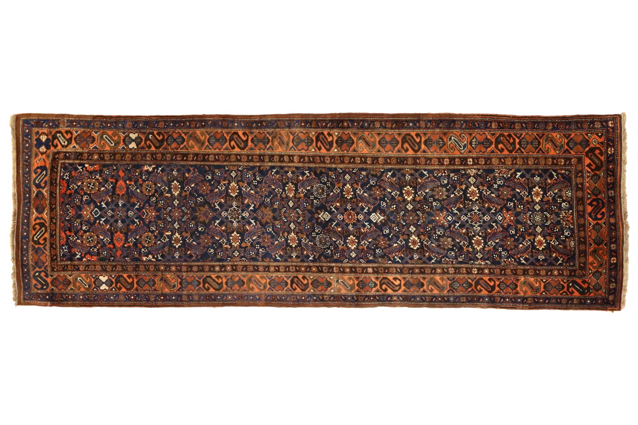 Antique Persian Bijar Traditional Rug 75145