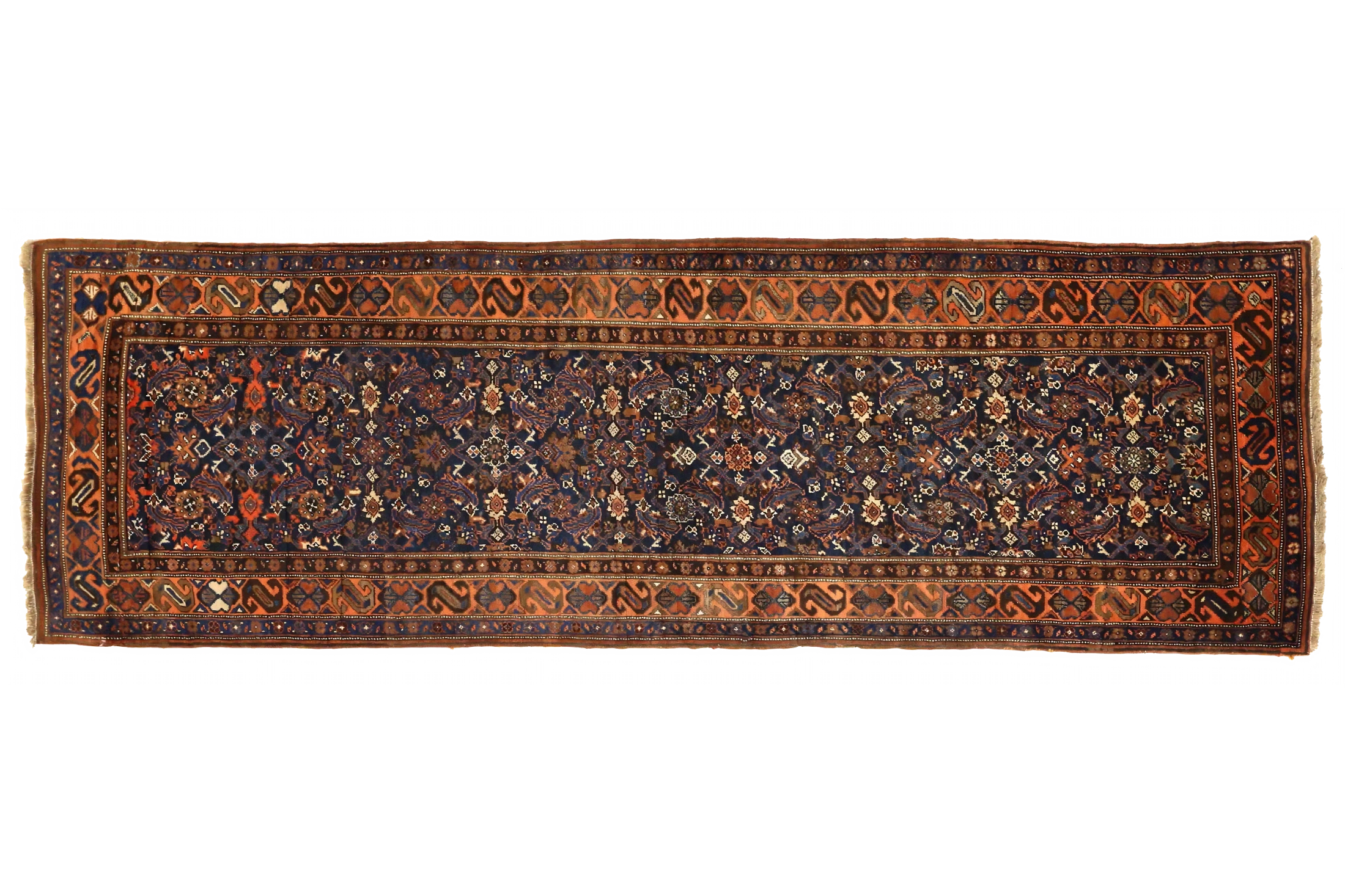 Antique Persian Bijar Traditional Rug 75145