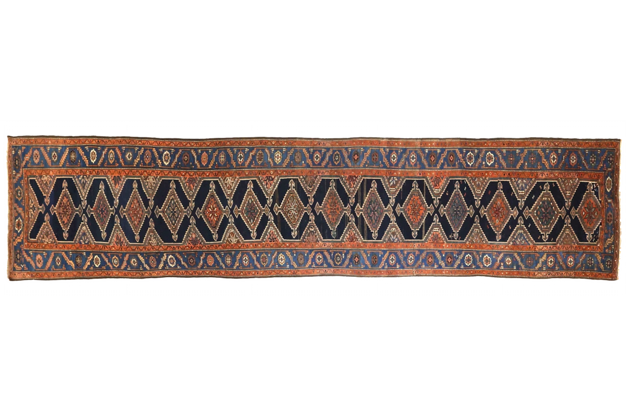 Antique Persian Kolyai Traditional Rug 75151