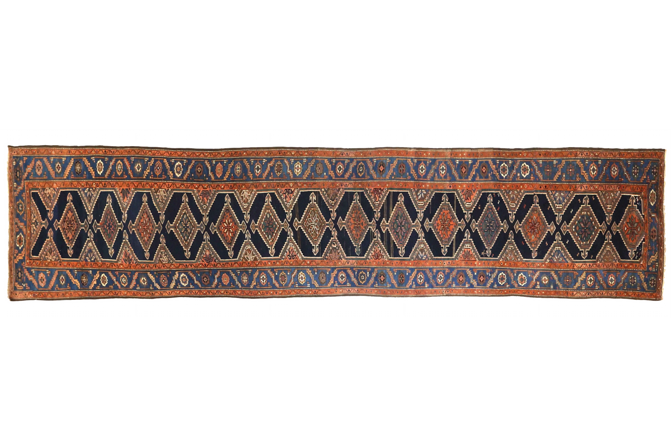 Antique Persian Kolyai Traditional Rug 75151