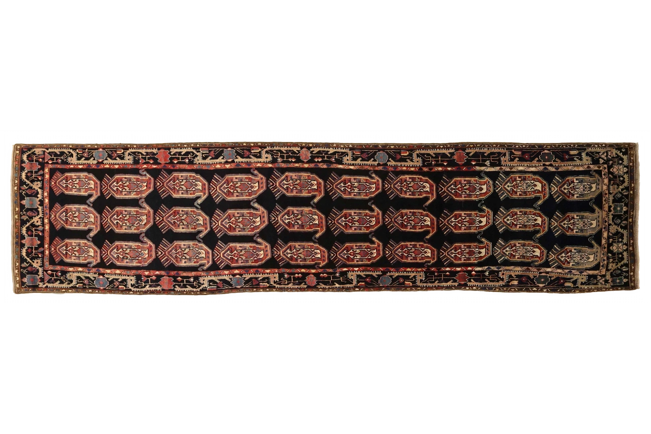 Antique Persian Kurdish Traditional Rug 75160