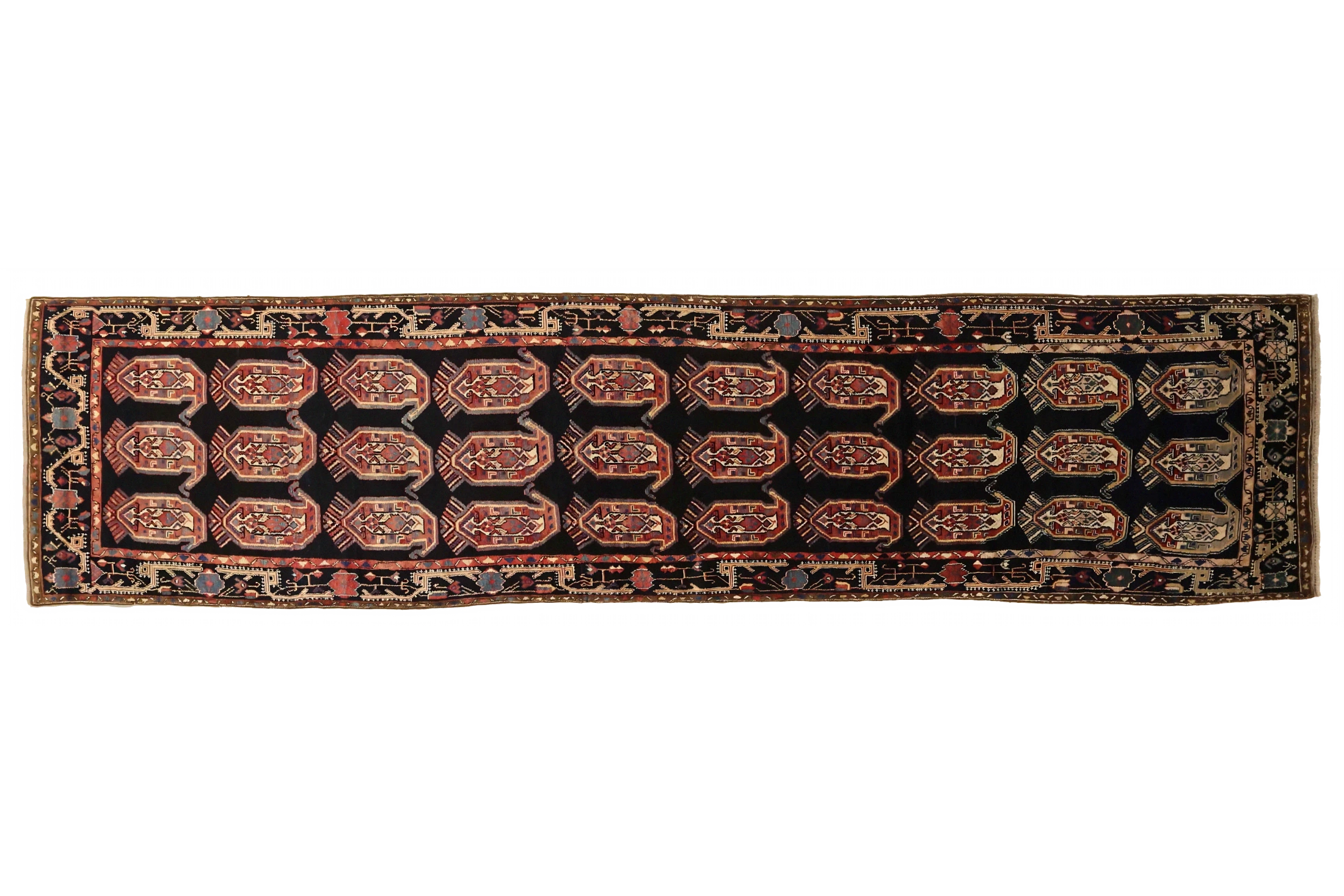 Antique Persian Kurdish Traditional Rug 75160