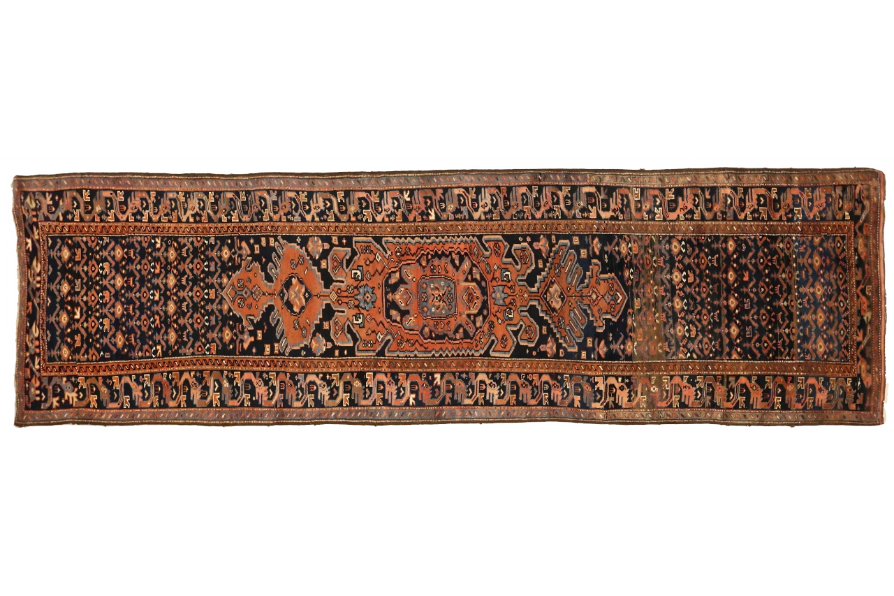 Antique Persian Bijar Traditional Rug 75163