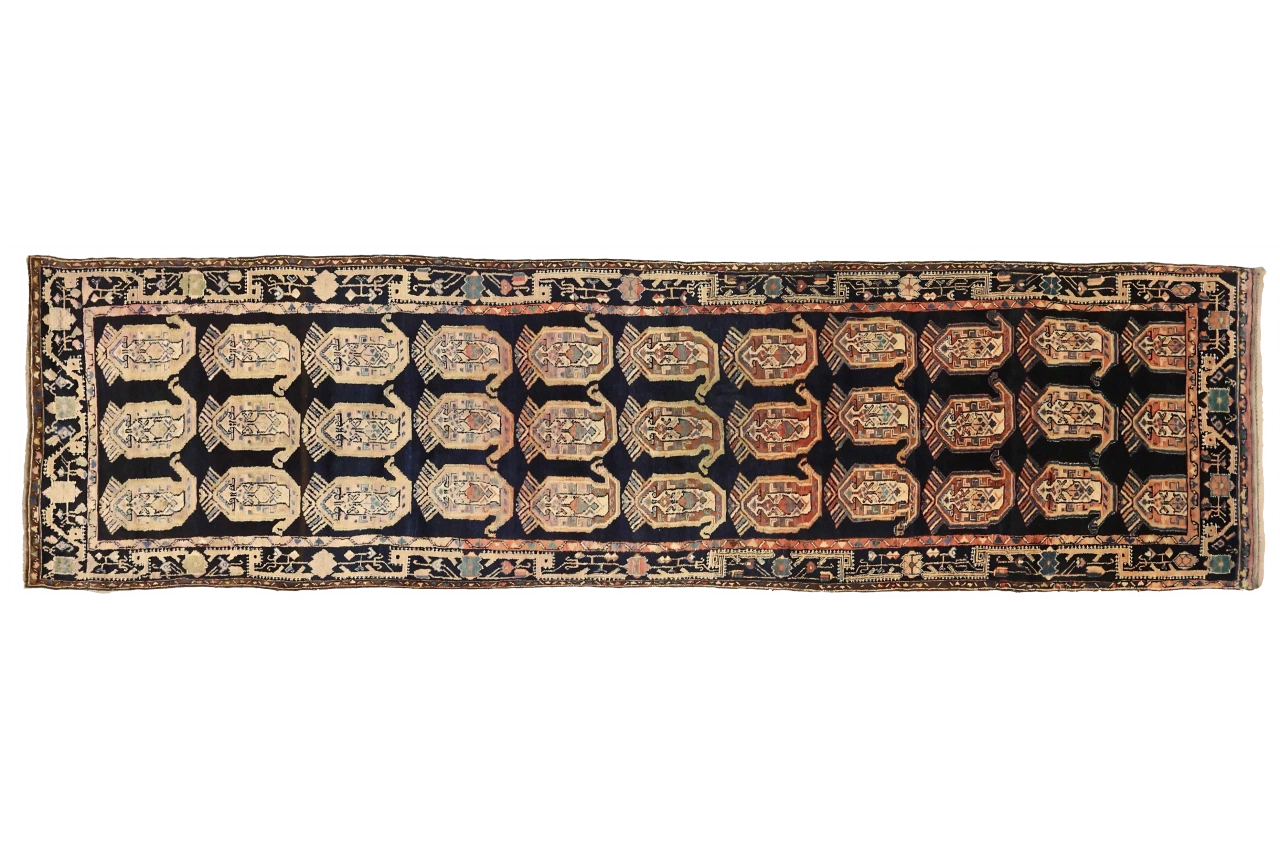 Antique Persian Malayer Traditional Rug 75165