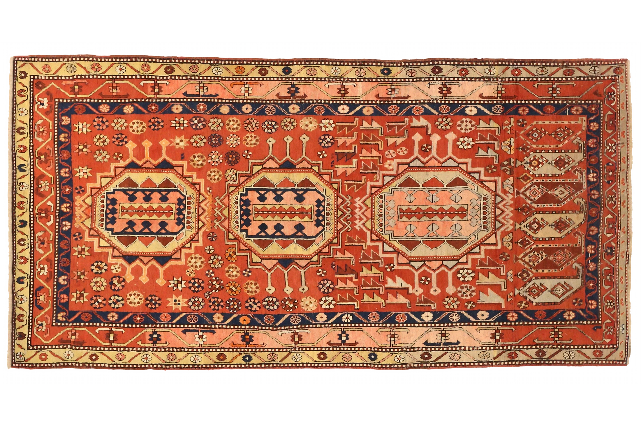 Antique Russia Karabagh Traditional Rug 75184