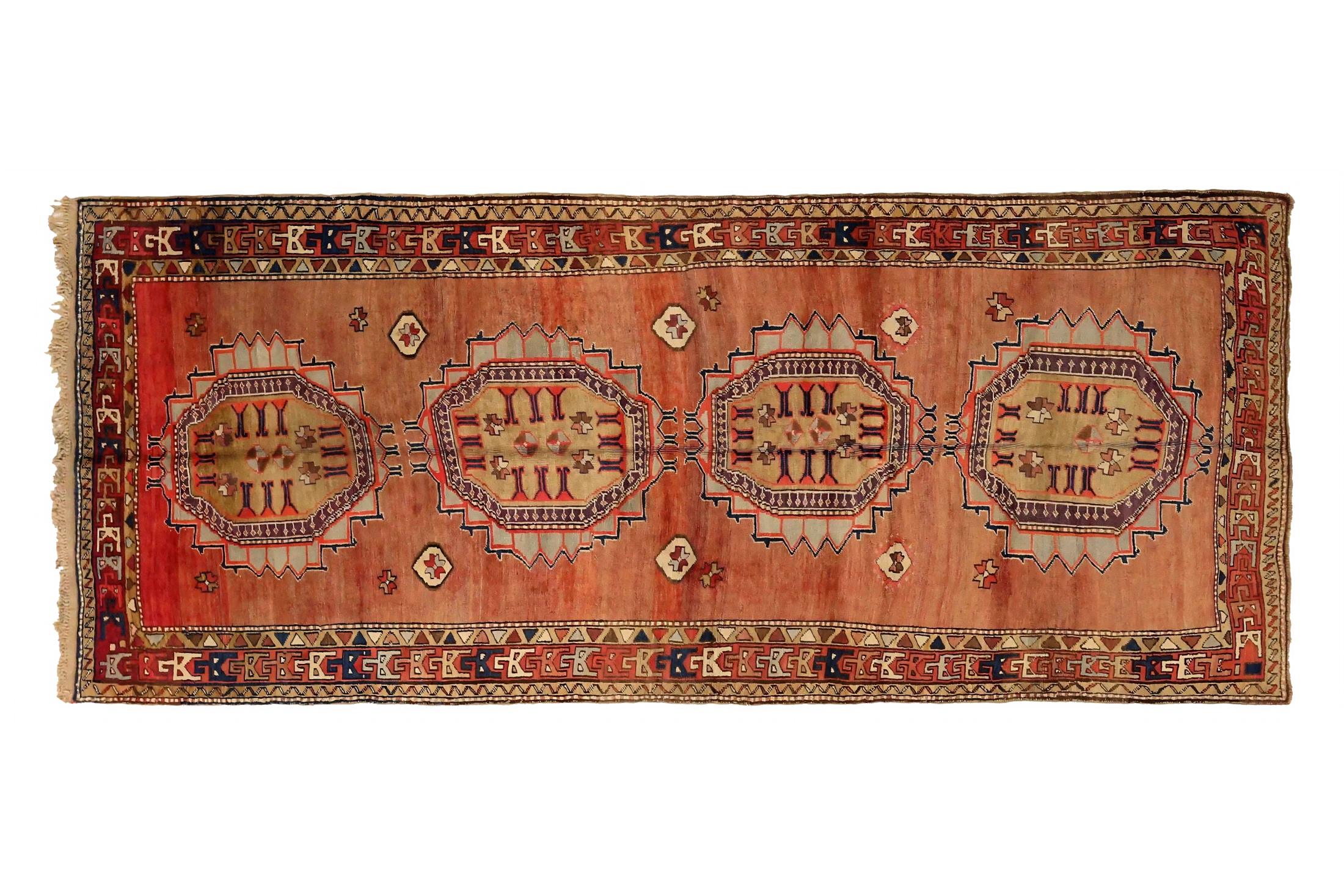 Antique Persian Meshkin Traditional Rug 75186