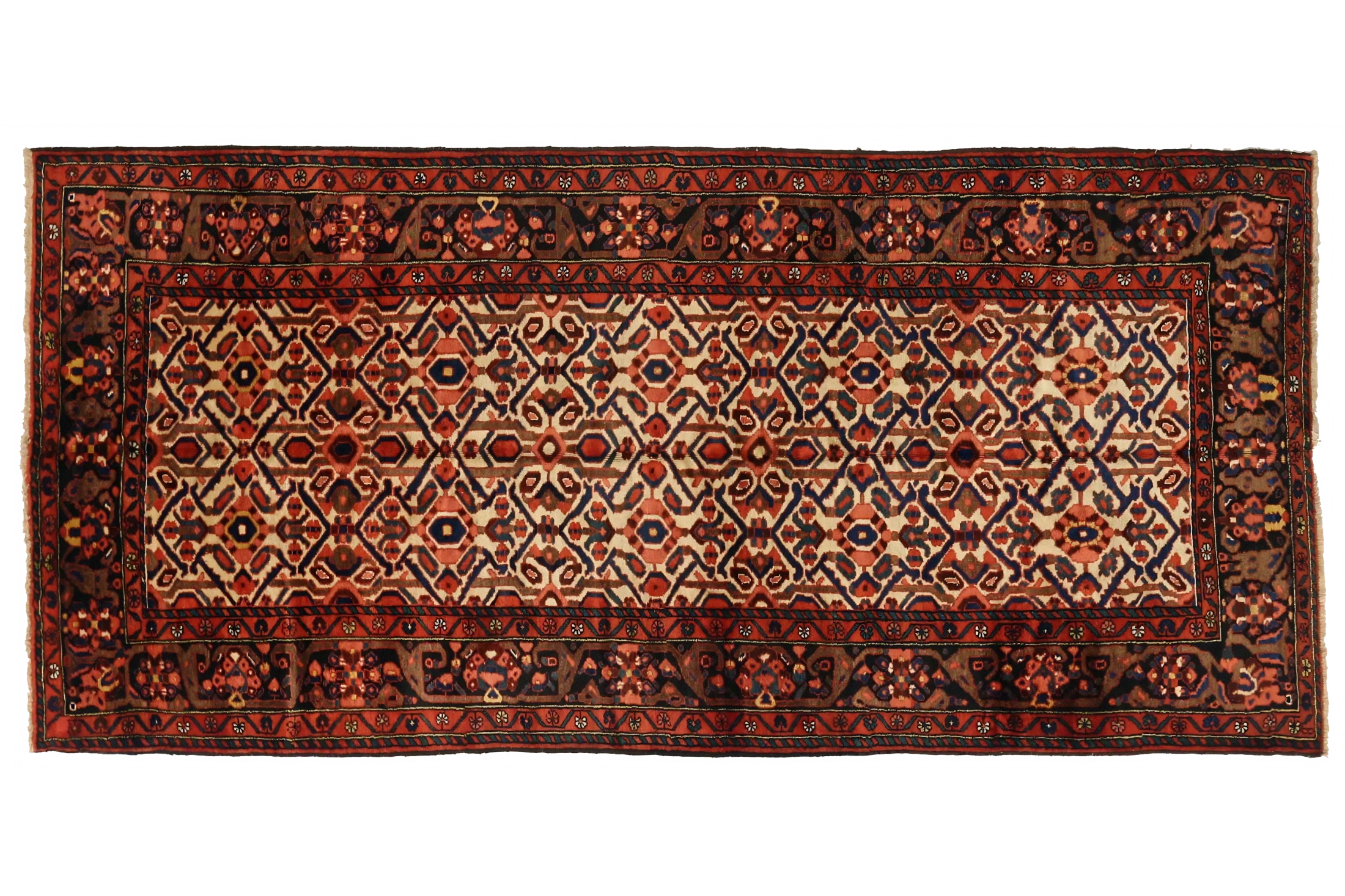 Antique Persian Bakhtiar Traditional Rug 75188