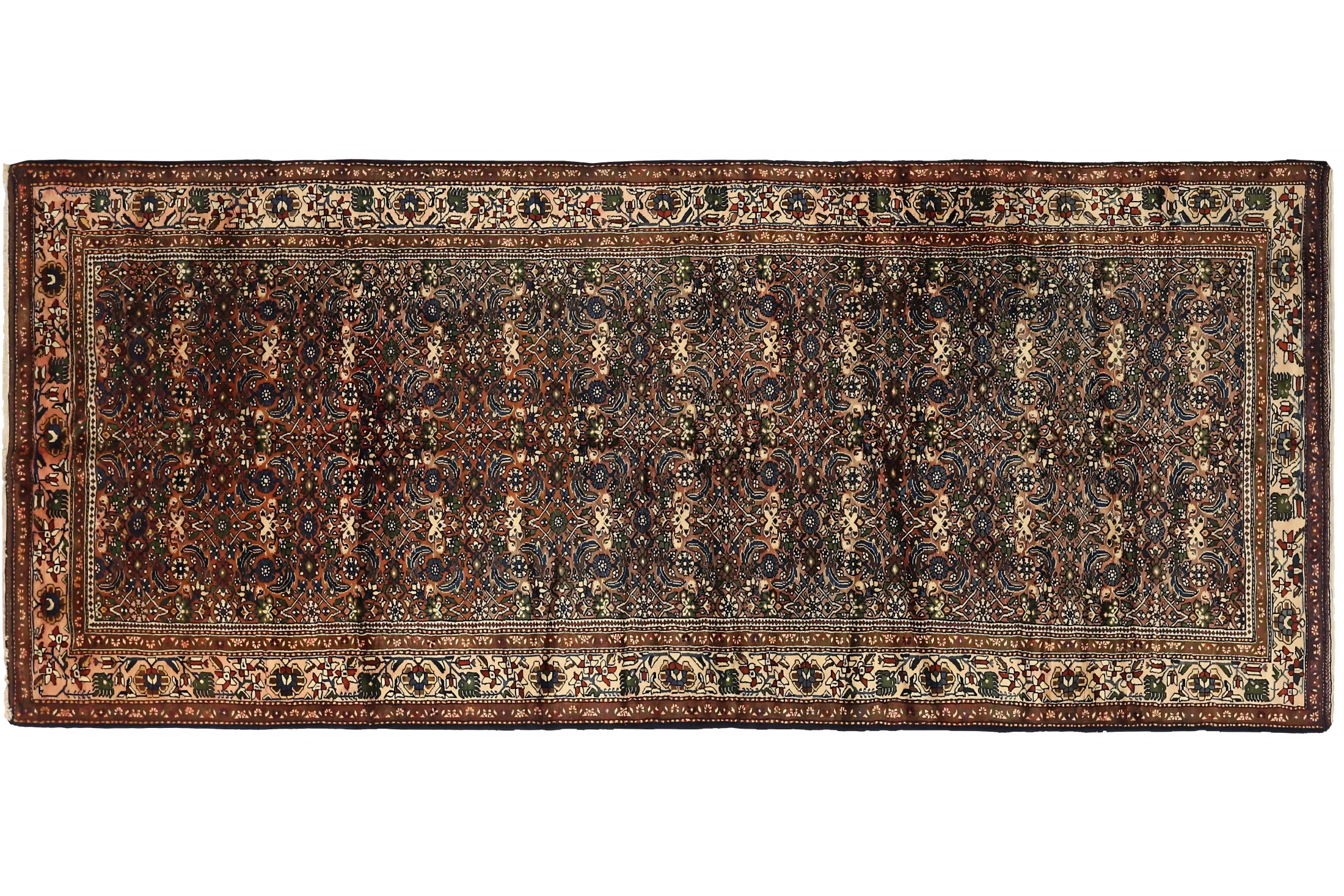 Antique Persian Tafresh Traditional Rug 75196