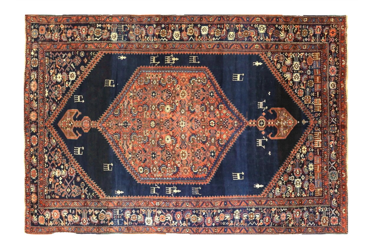 Antique Persian Kurdish Traditional Rug 75220