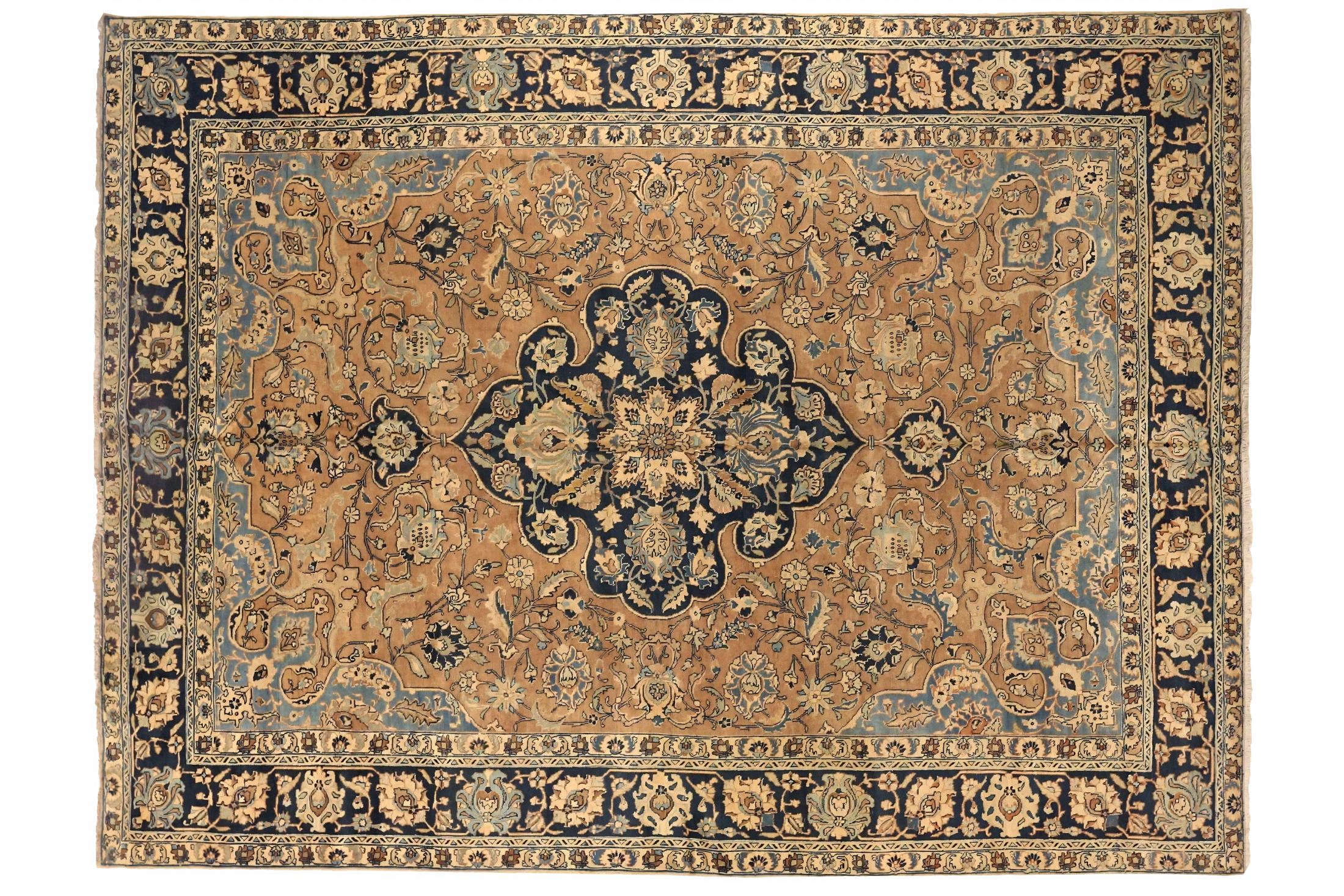 Antique Persian Tabriz Traditional Rug 75224