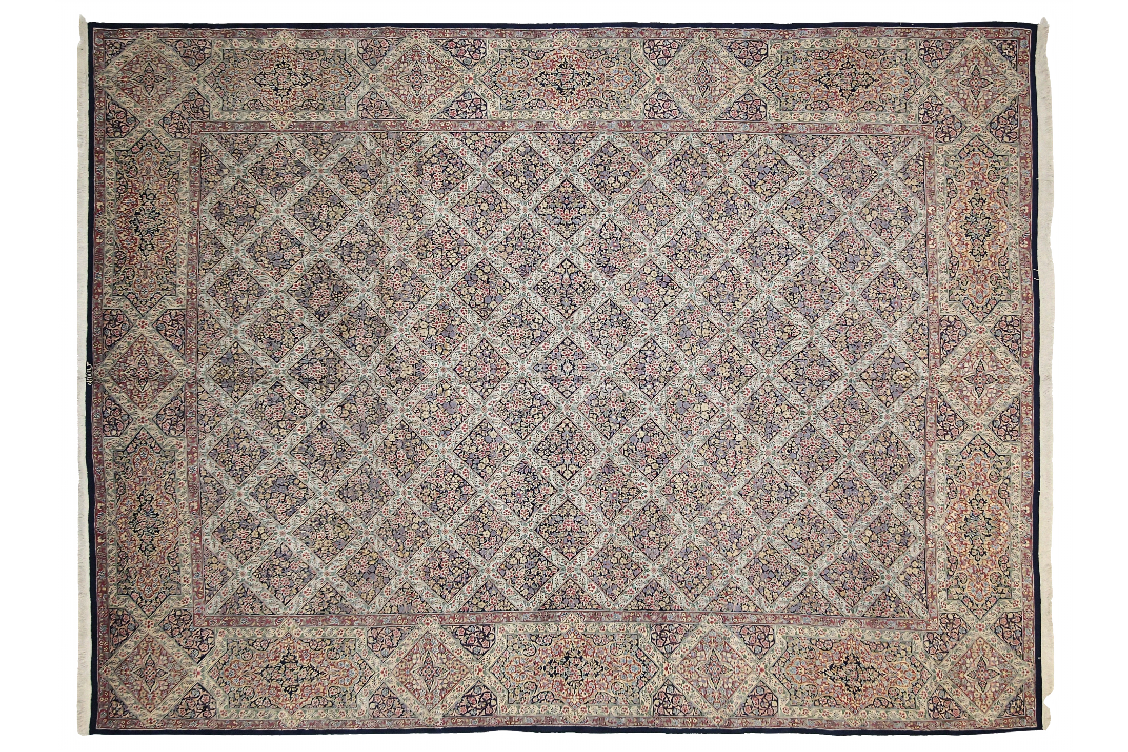 Antique Persian Kerman Traditional Rug 75230