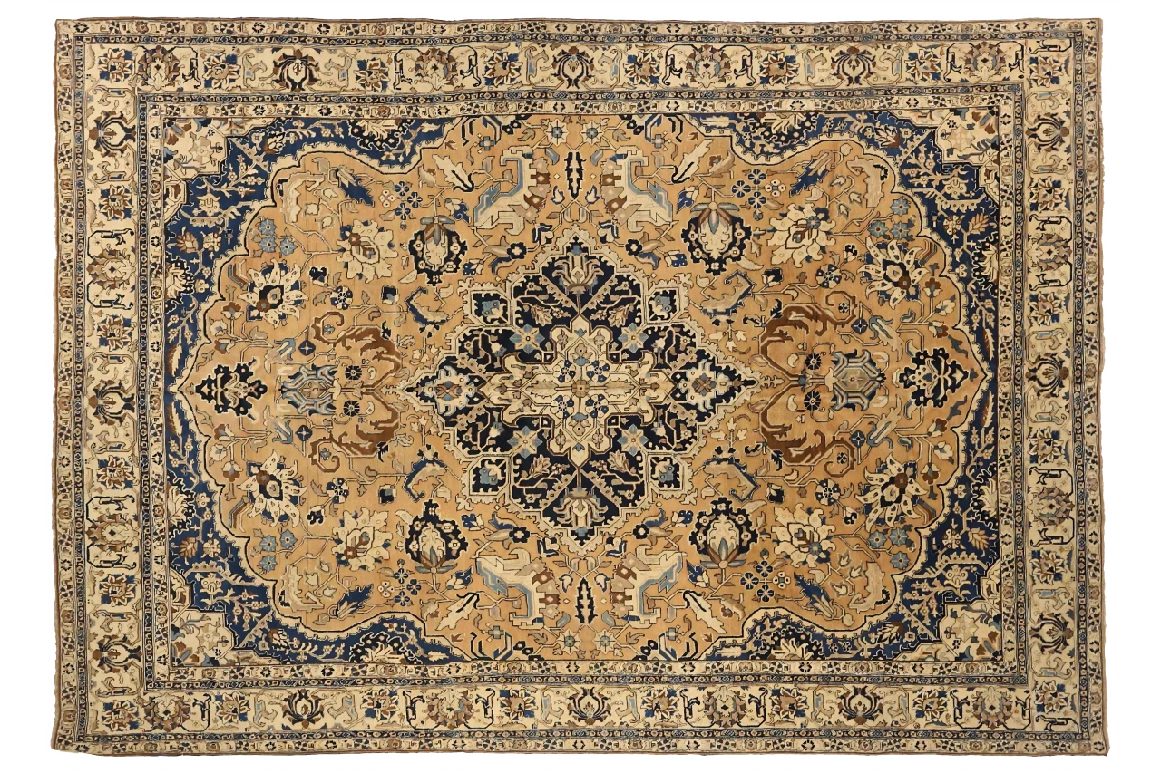 Antique Persian Tabriz Traditional Rug 75243
