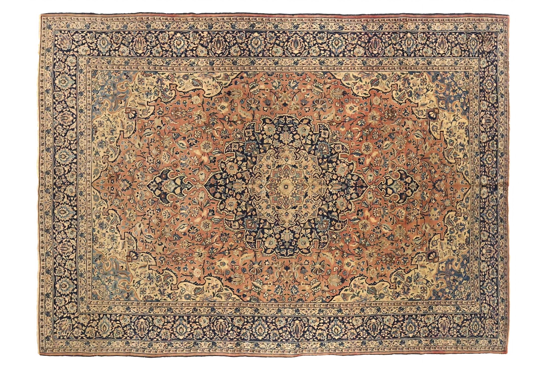 Antique Persian Tabriz Traditional Rug 75244