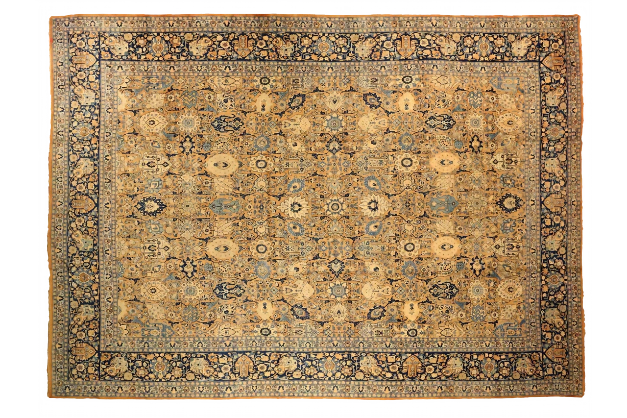 Antique Persian Tabriz Traditional Rug 75249