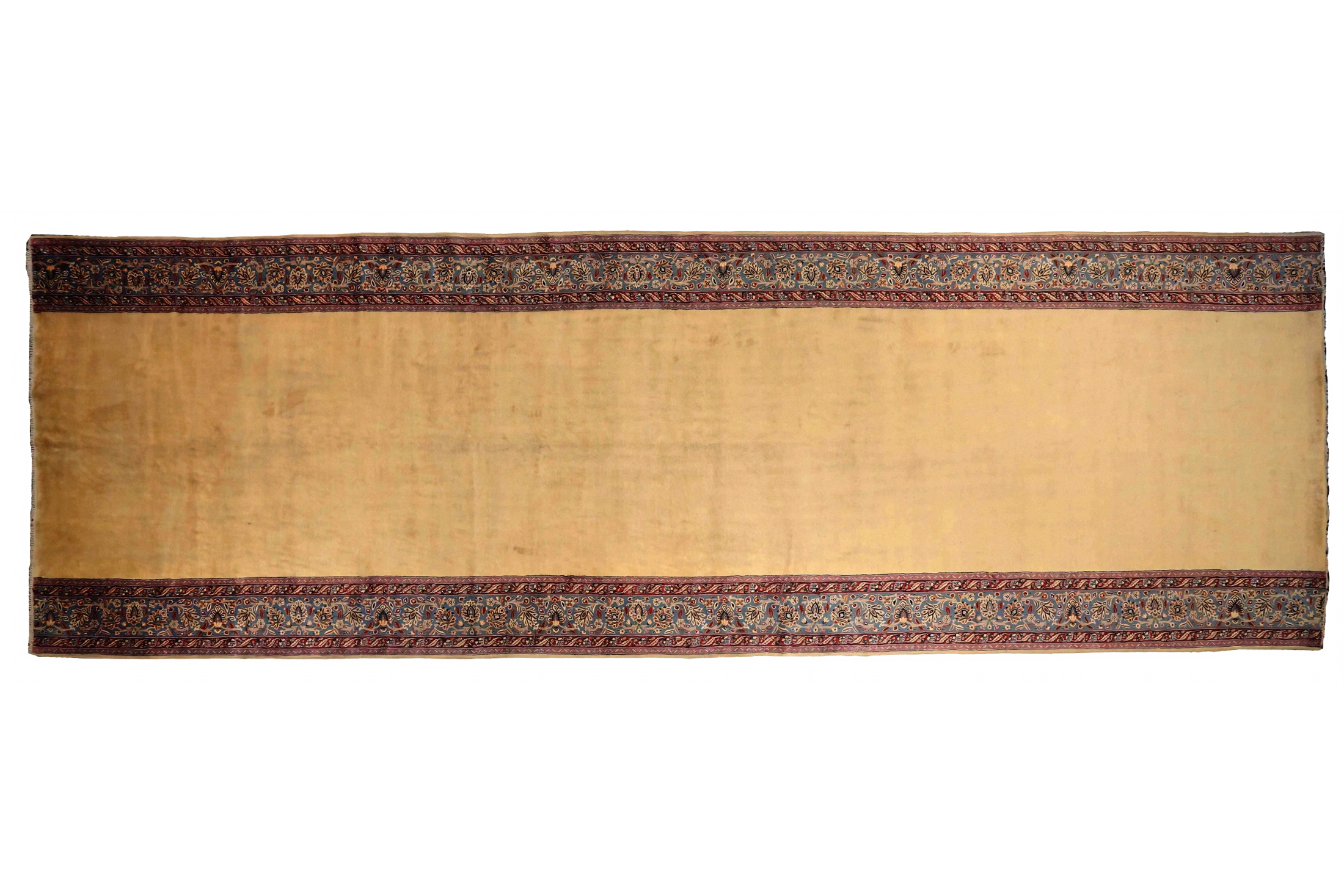 Antique Persian Kerman Transitional Rug 75252