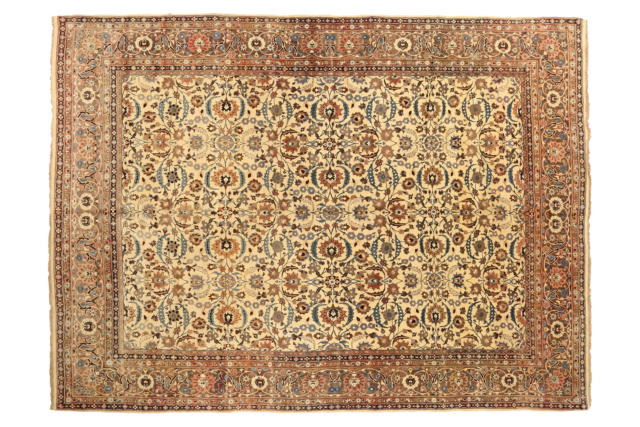 Antique Persian Semnan Traditional Rug 75285