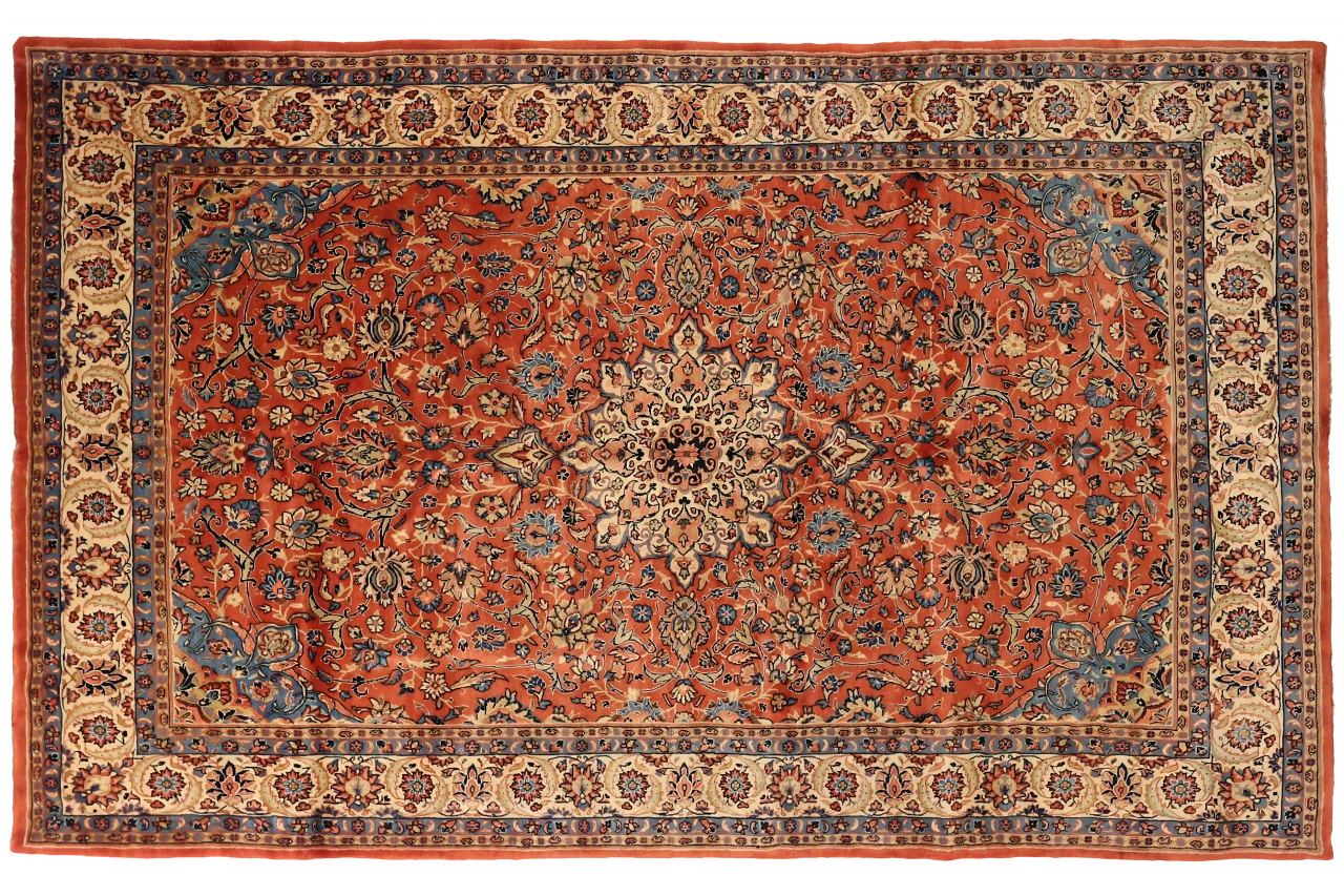 Antique Persian Sarouk Traditional Rug 75291