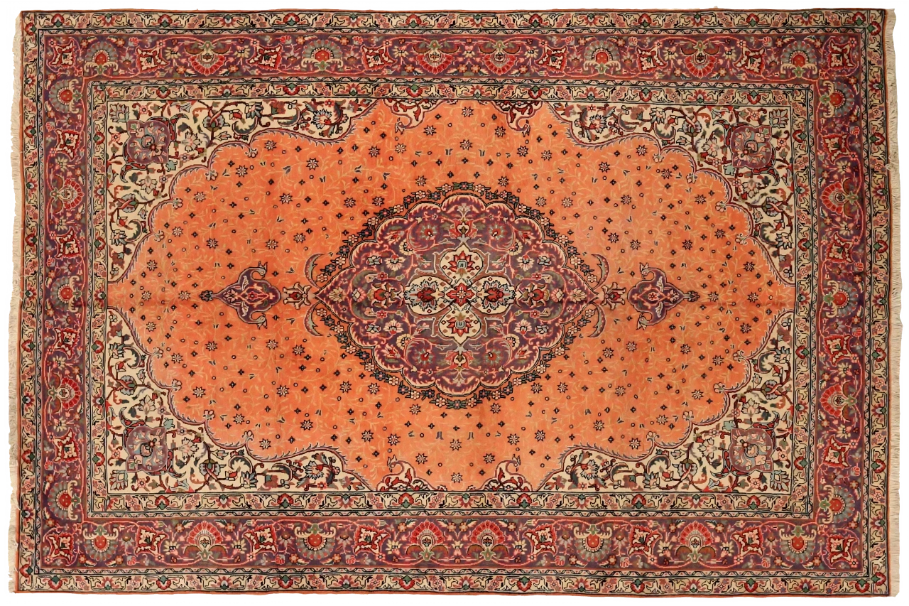 Antique Persian Tabriz Traditional Rug 75293