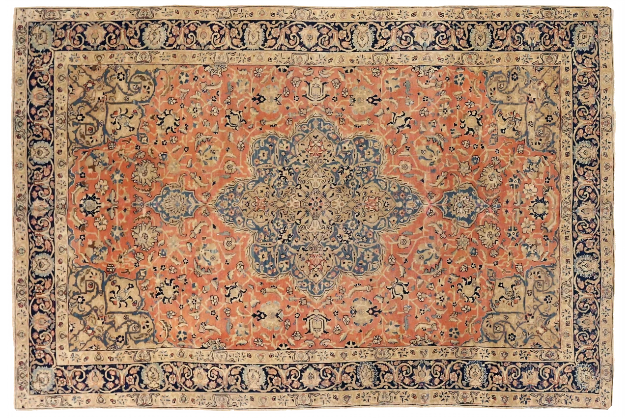 Antique Persian Traditional Rug 75310